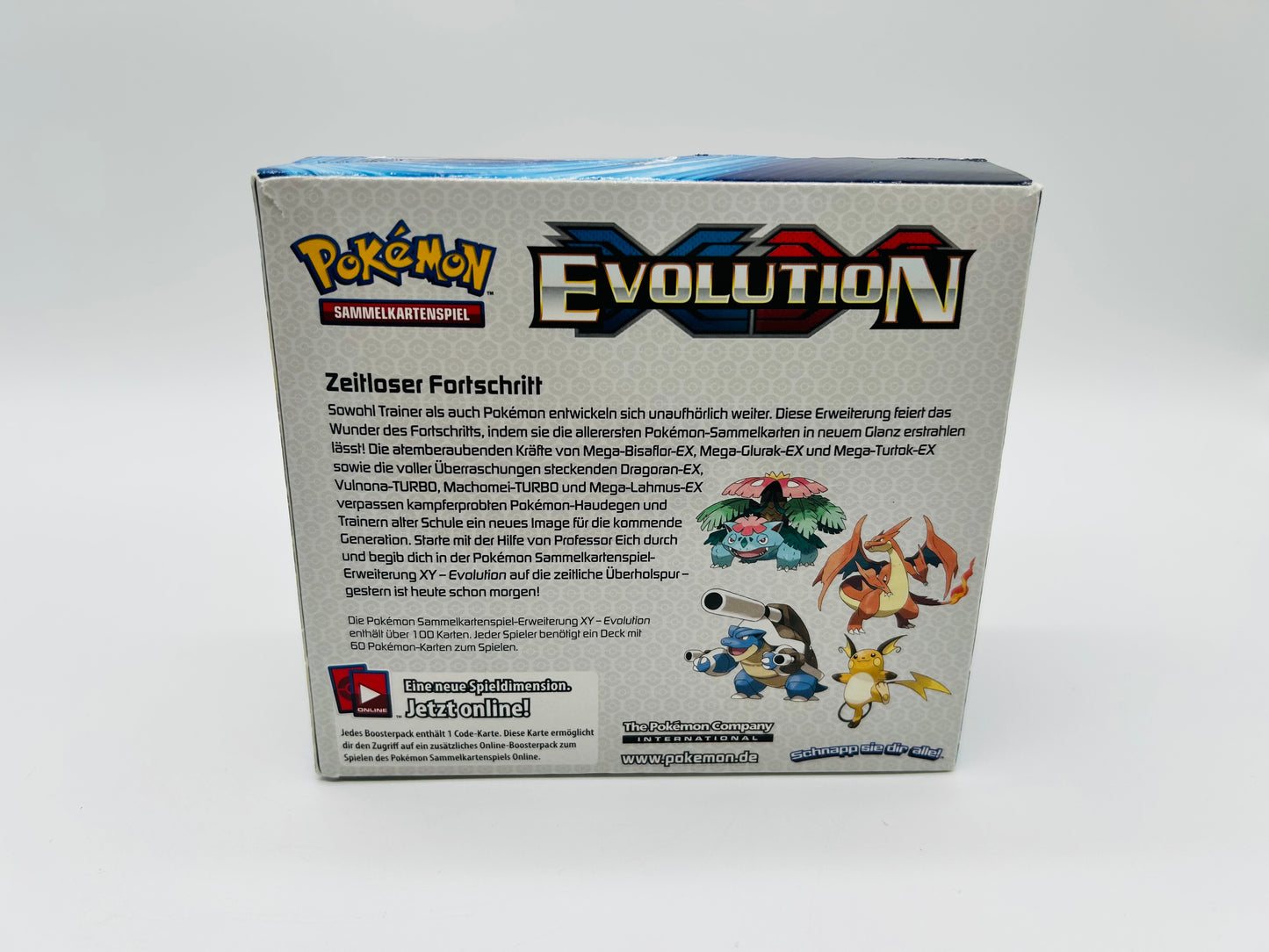 Pokémon XY Evolution Set/Display + Booster [DEU] / [Leer] + Acryl-Case