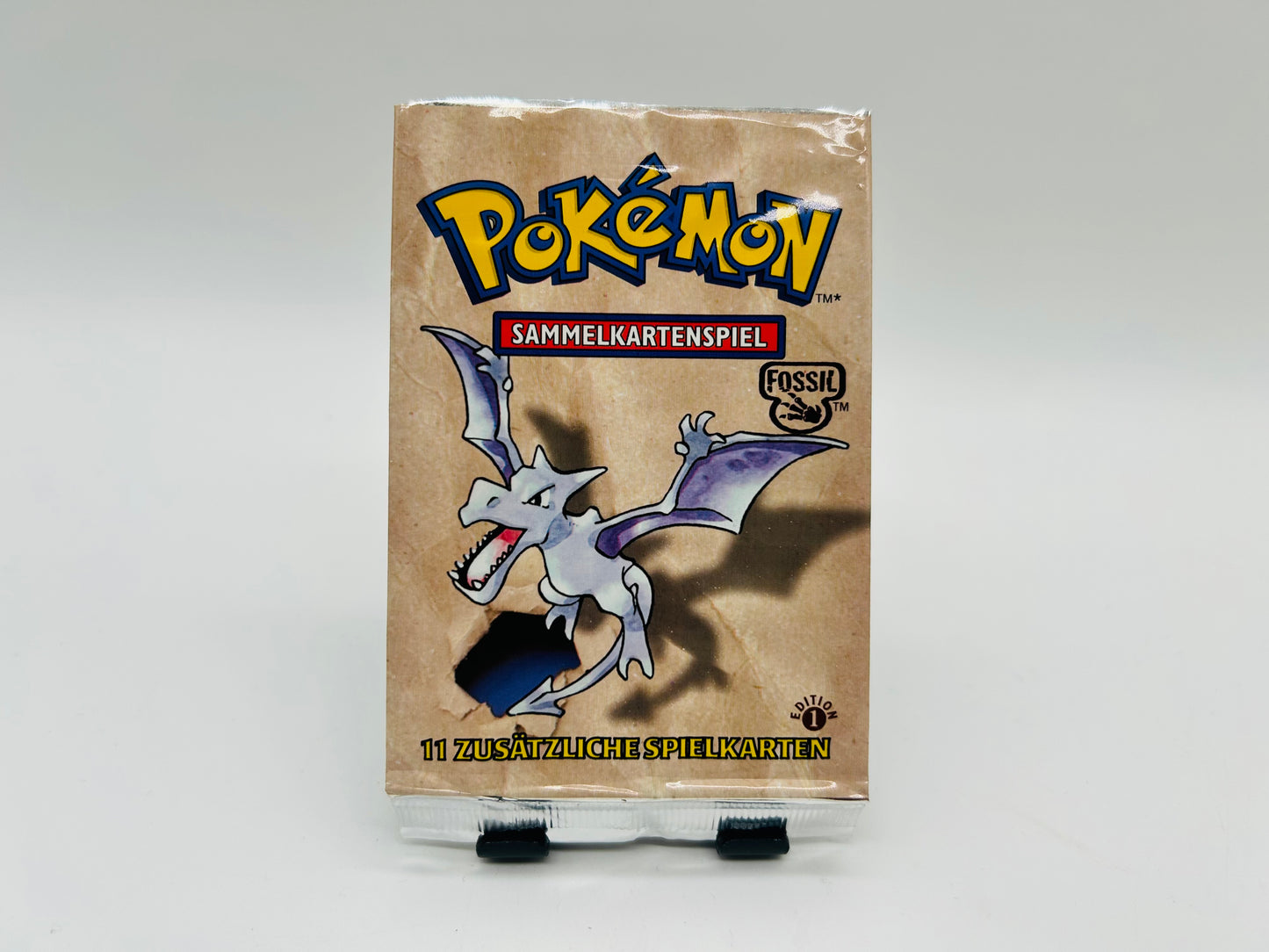 Pokémon Fossil 1. Edition Booster Aerodactyl [DEU] / [Leer]