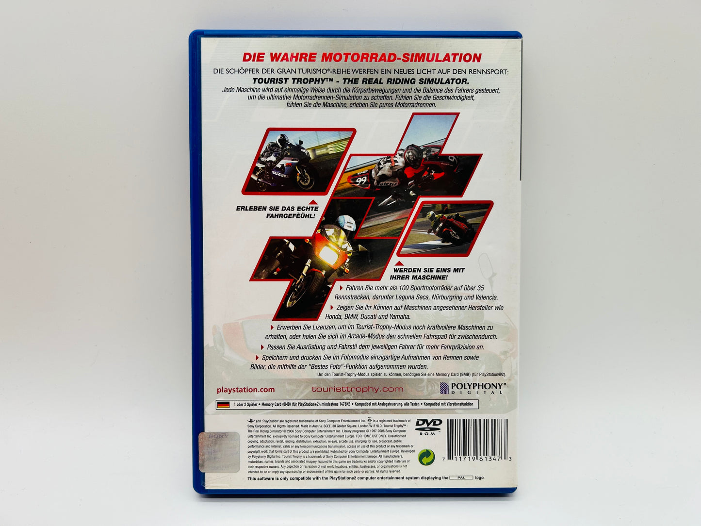 Tourist Trophy: The real riding Simulator [Playstation 2]