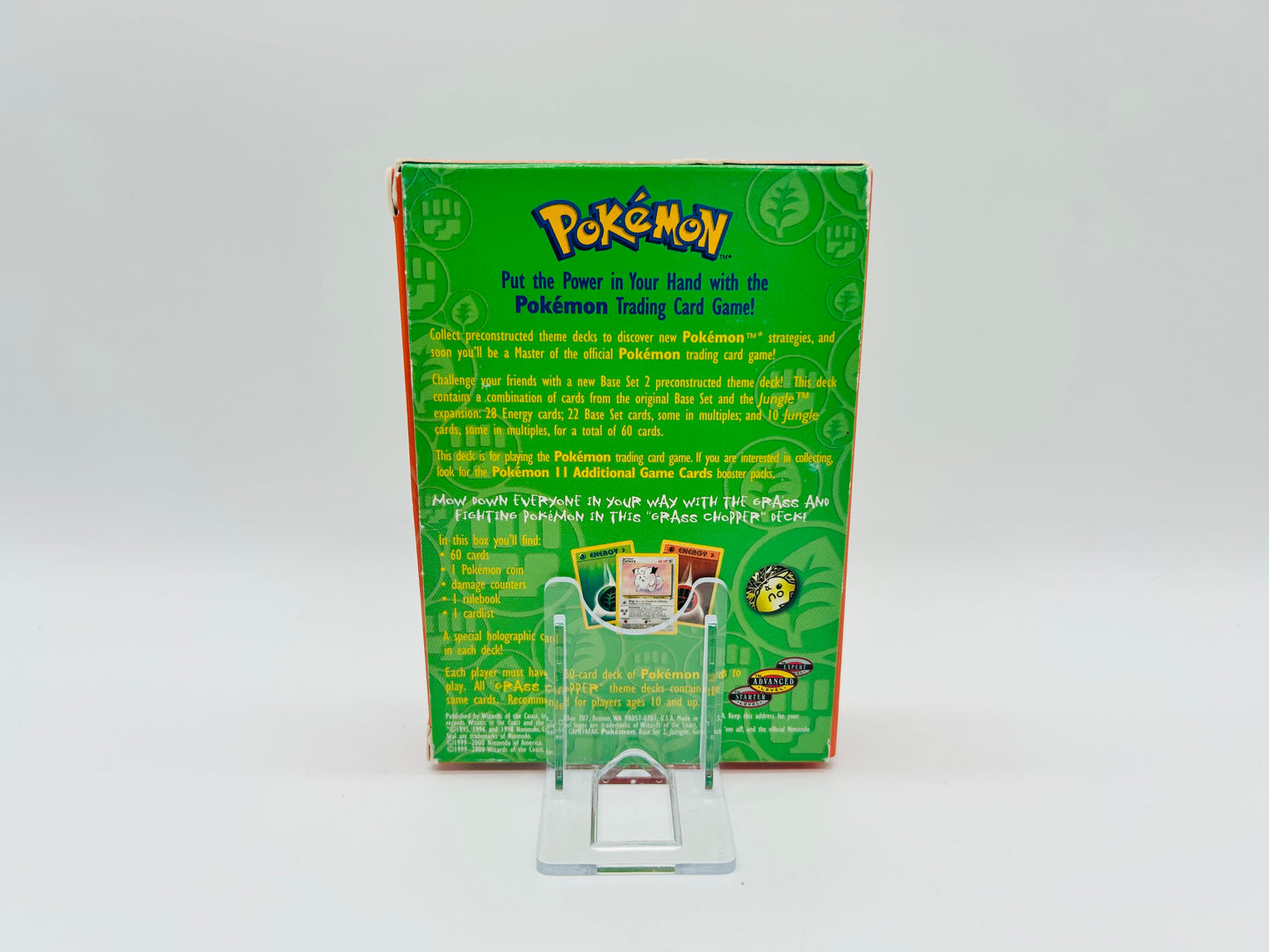 Pokémon Basis/Base Set 2 Grass Chopper Themendeck [ENG] / [Leer]