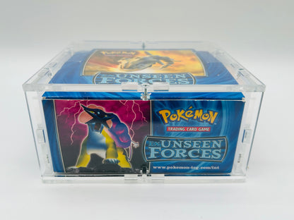 Pokémon EX Verborgene Mächte/Unseen Forces Display [ENG] / [Leer] + Acryl-Case