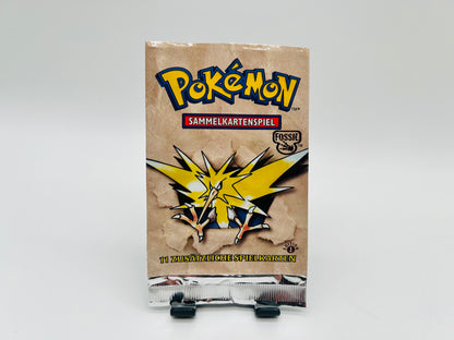 Pokémon Fossil 1. Edition Booster Zapdos [DEU] / [Leer]