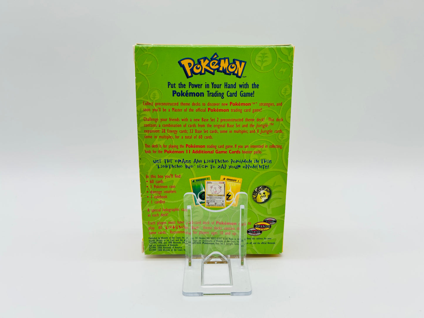 Pokémon Basis/Base Set 2 Lightning Bug Themendeck [ENG] / [Leer]