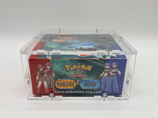 Pokémon EX Team Magma vs Team Aqua Set/Display [Englisch / Leer] + Acryl-Case