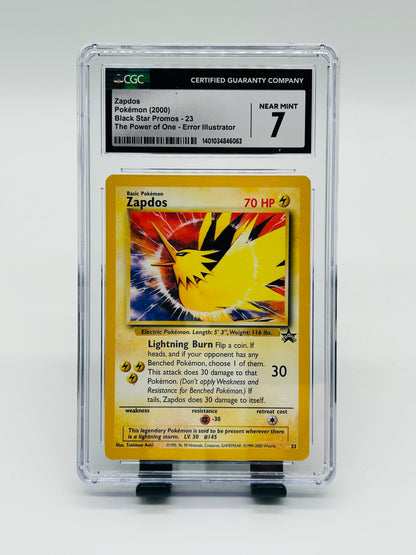 Pokémon Zapdos 23 CGC 7 - Wizards Black Star Promo [ENG]