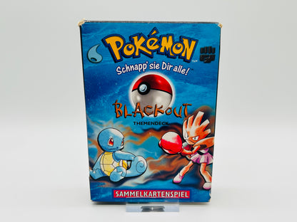 Pokémon Basis/Base Set Blackout Themendeck [DEU] / [Leer]