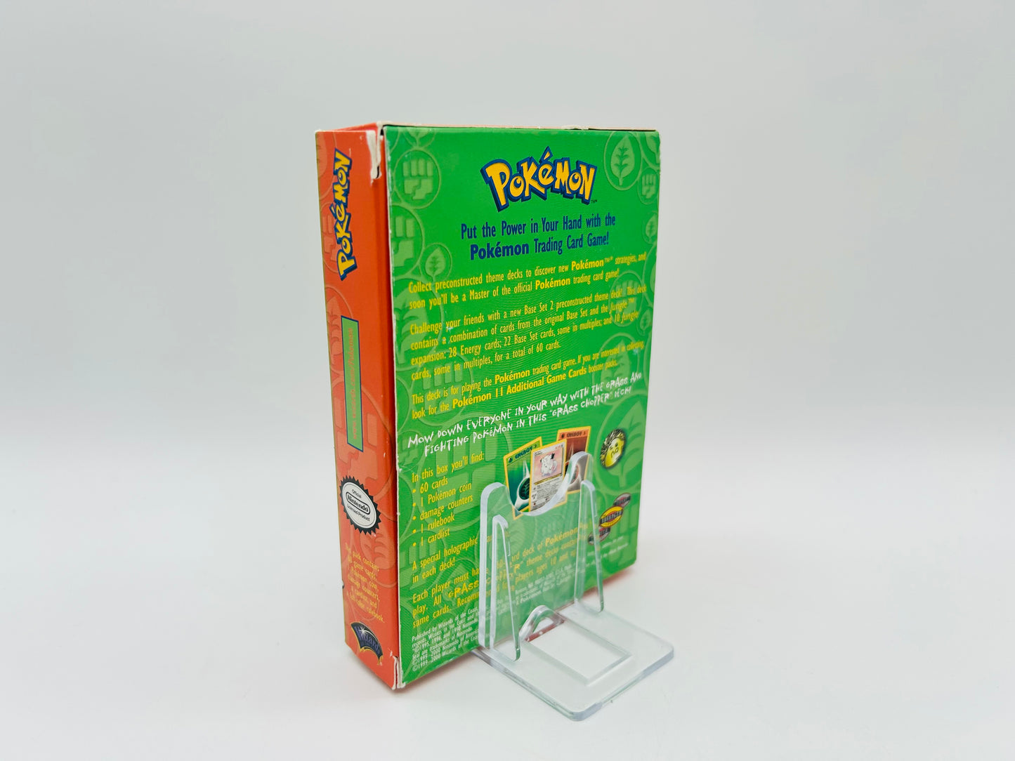 Pokémon Basis/Base Set 2 Grass Chopper Themendeck [ENG] / [Leer]