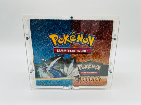 Pokémon Heartgold Soulsilver Triumph Set/Display [DEU] / [Leer] + Acryl-Case