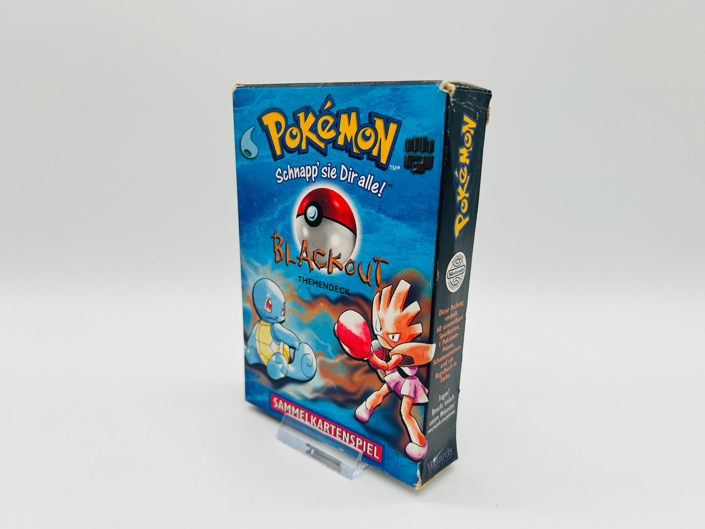 Pokémon Basis/Base Set Blackout Themendeck [DEU] / [Leer]