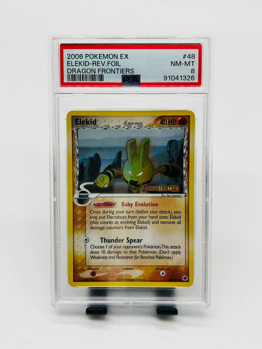 Pokémon Elekid 48/101 PSA 8 - EX Dragon Frontiers [ENG]