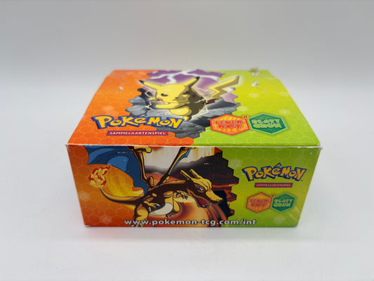 Pokémon EX Feuerrot & Blattgrün Set/Display [Deutsch / Leer] + Acryl-Case