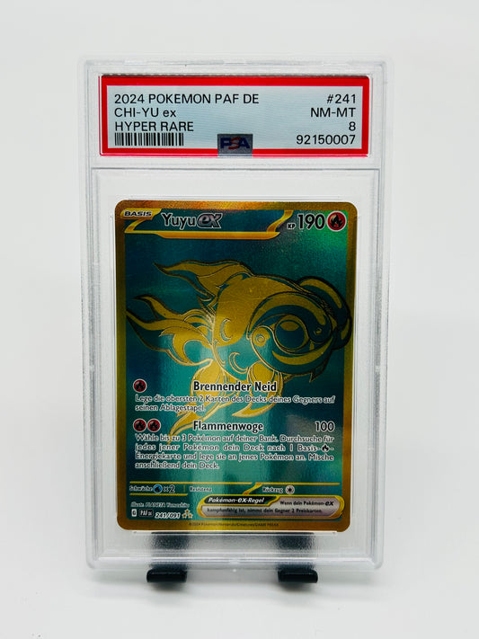 Pokémon Yuyu/Chi-Yu ex 241/091 PSA 8 - Paldeas Schicksale [DEU]