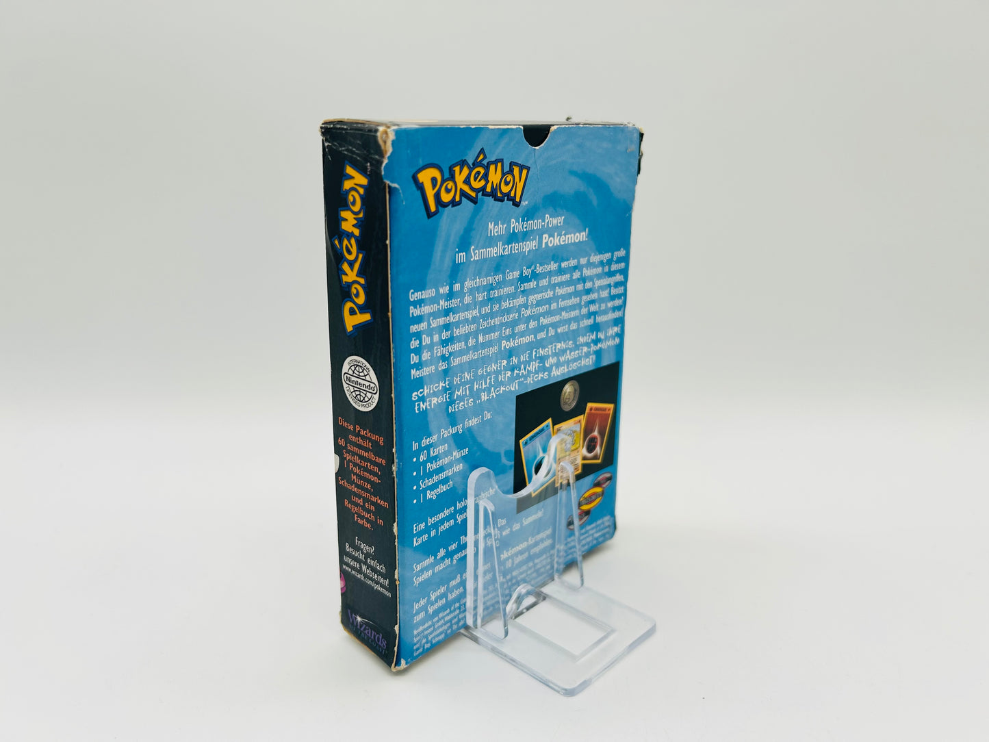 Pokémon Basis/Base Set Blackout Themendeck [DEU] / [Leer]