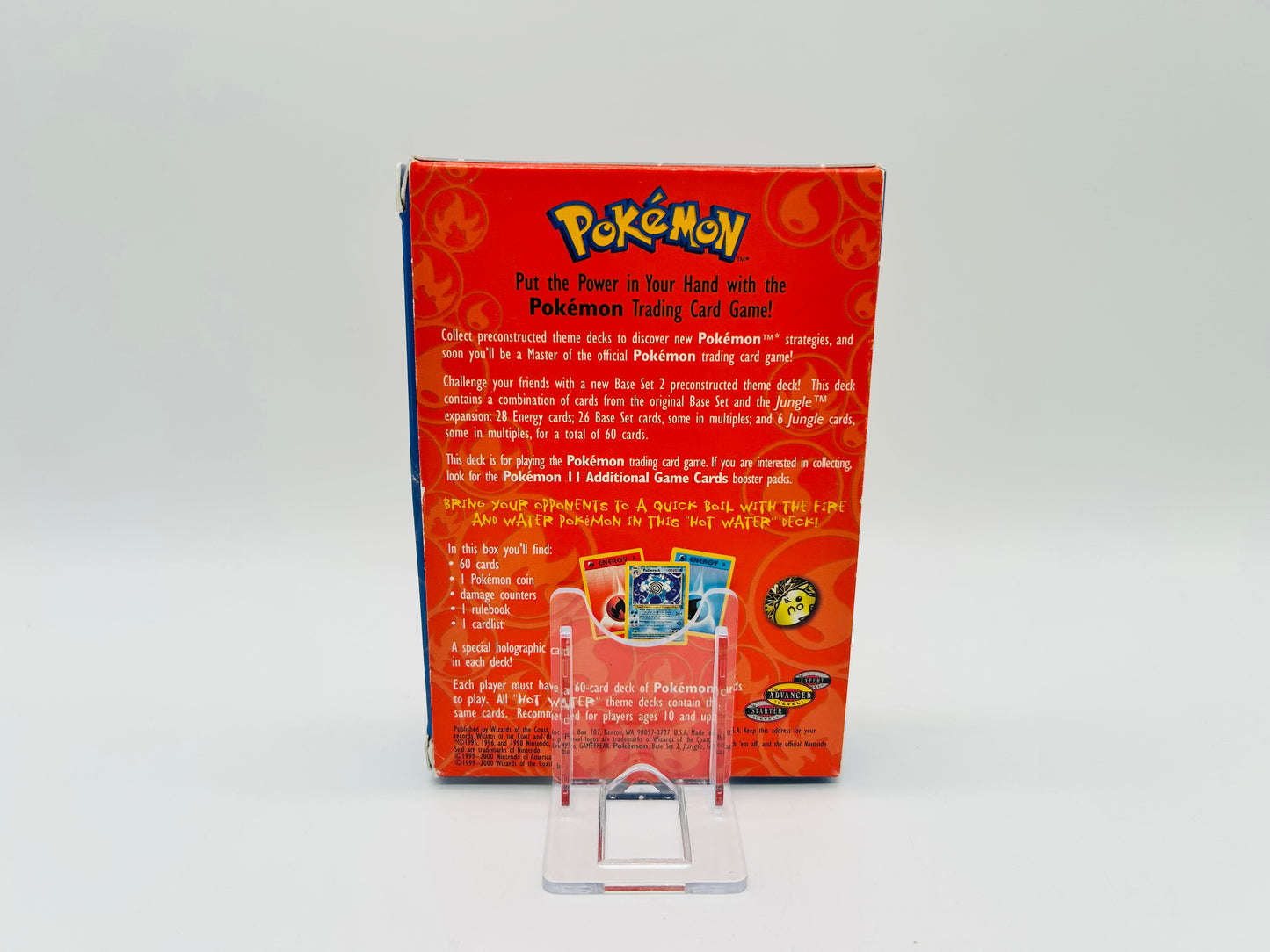 Pokémon Basis/Base Set 2 Hot Water Themendeck [ENG] / [Leer]