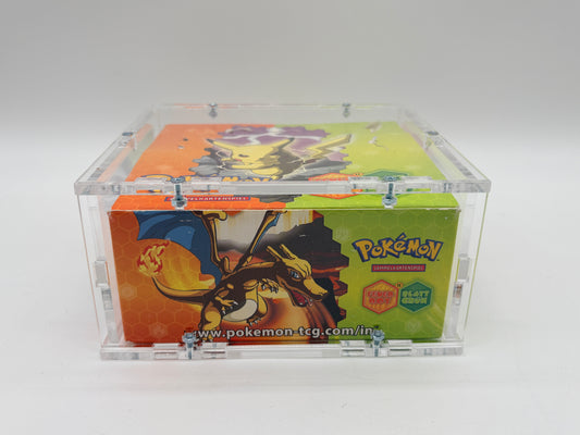 Pokémon EX Feuerrot & Blattgrün Set/Display [Deutsch / Leer] + Acryl-Case