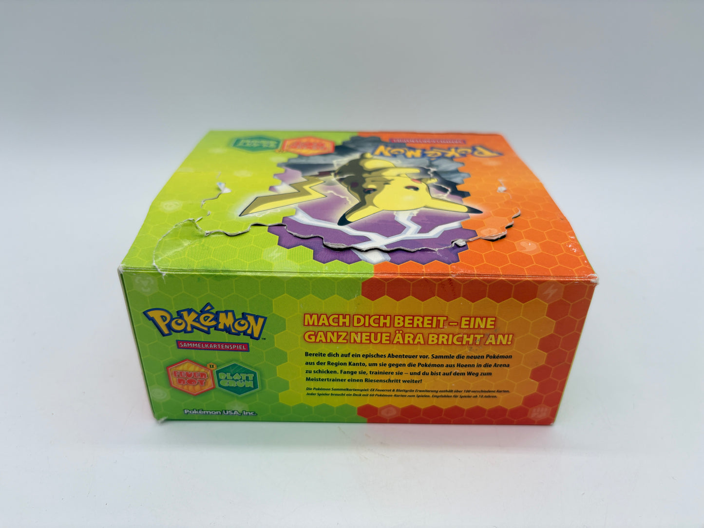 Pokémon EX Feuerrot & Blattgrün Set/Display [Deutsch / Leer] + Acryl-Case
