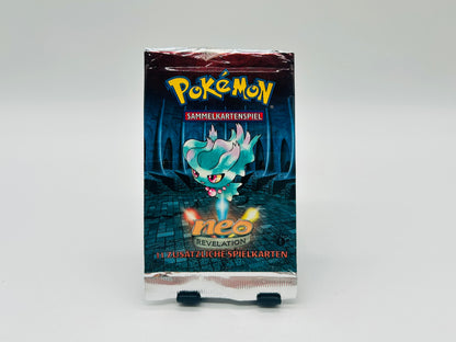 Pokémon Neo Revelation 1. Edition Booster Traunfugil Artwork [Deutsch / Leer]