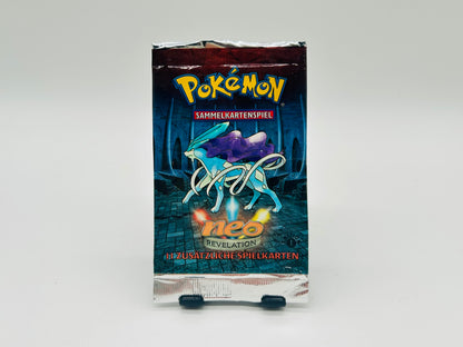 Pokémon Neo Revelation 1. Edition Booster Suicune Artwork [Deutsch / Leer]