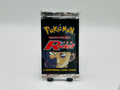 Pokémon Team Rocket Booster Der Boss Artwork [Englisch / Leer]