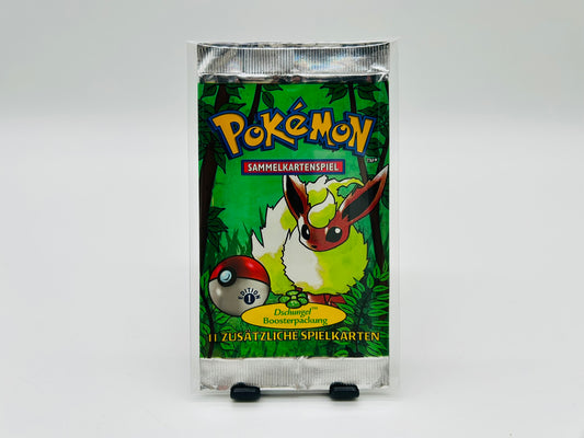 Pokémon Dschungel/Jungle 1. Edition Booster Flamara Artwork [Deutsch / Leer]