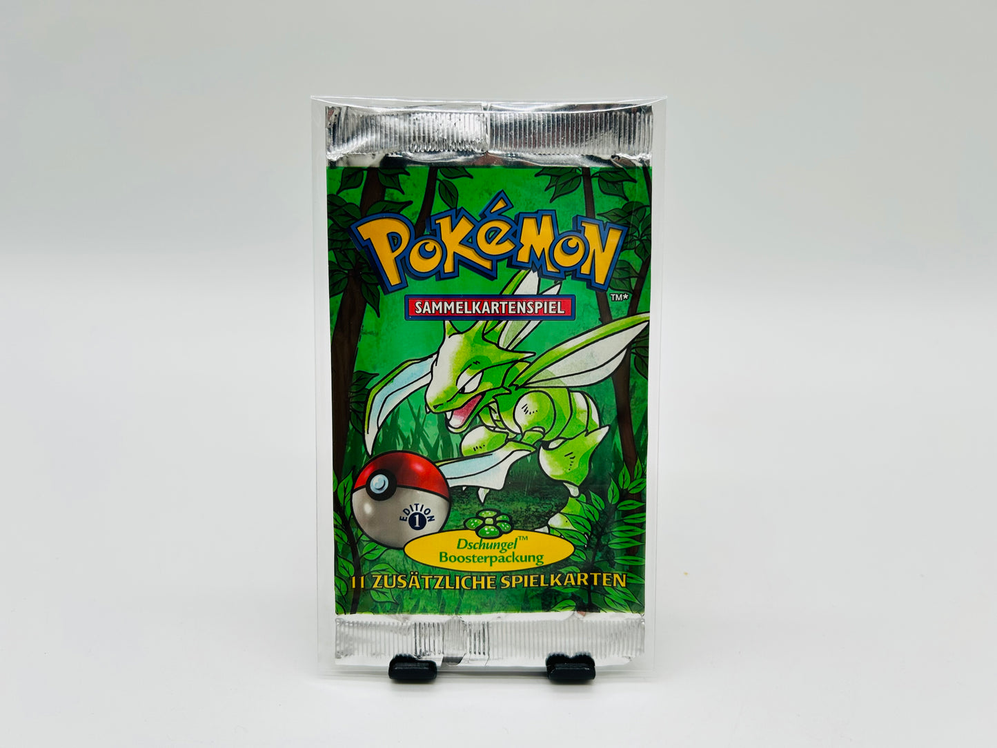 Pokémon Dschungel/Jungle 1. Edition Booster Sichlor [Deutsch / Leer]