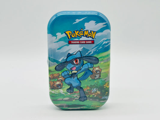 Pokémon Sinnoh Stars Riolu & Bidiza Mini Tin Box [Leer]