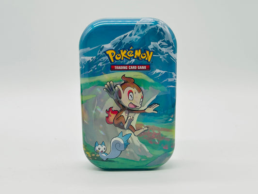Pokémon Sinnoh Stars Panflam & Pachirisu Mini Tin Box [Leer]