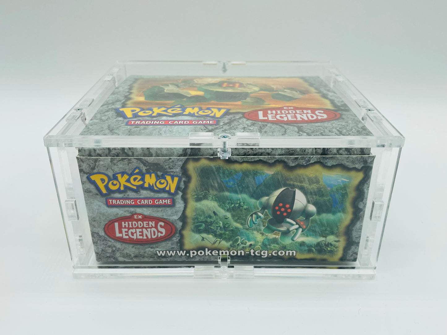 Pokémon EX Hidden Legends Display [ENG] / [Leer] + Acryl-Case