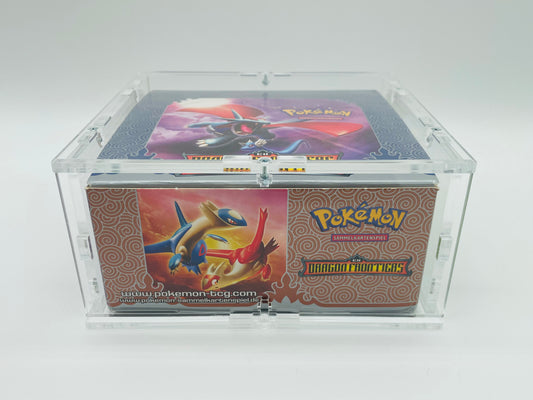 Pokémon EX Dragon Frontiers Set/Display [DEU] / [Leer] + Acryl-Case