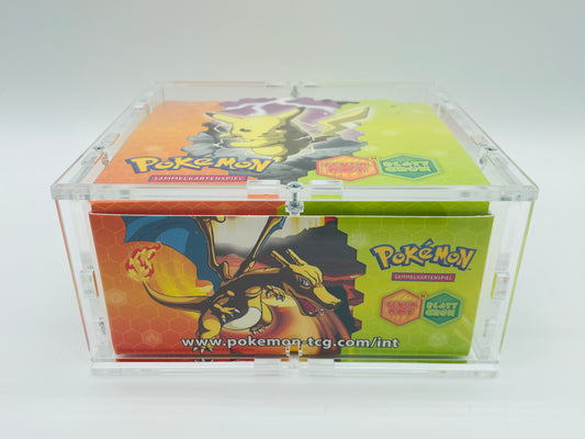 Pokémon EX Feuerrot & Blattgrün Display [DEU] / [Leer] + Acryl-Case