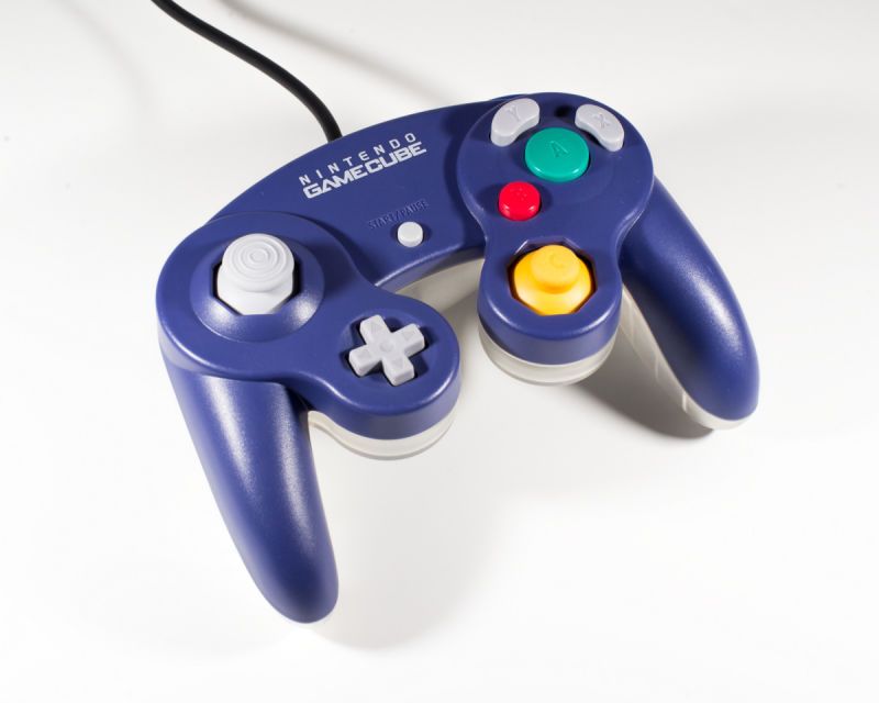 Gamecube Controller Indigo-Transparent