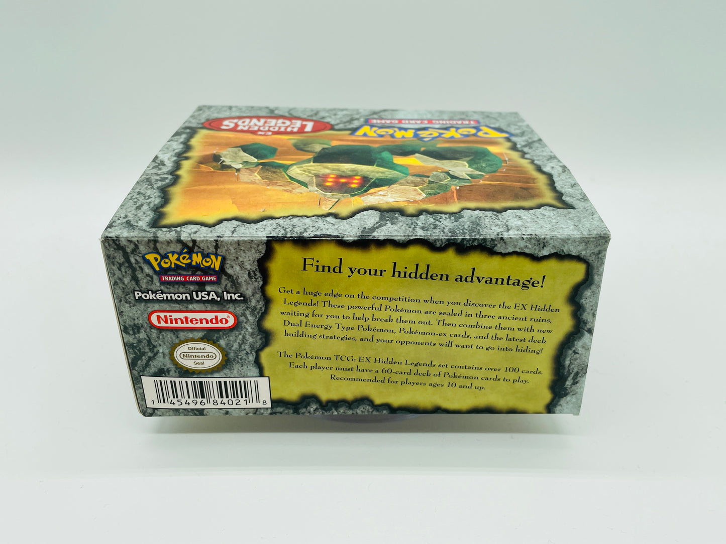 Pokémon EX Hidden Legends Display [ENG] / [Leer] + Acryl-Case