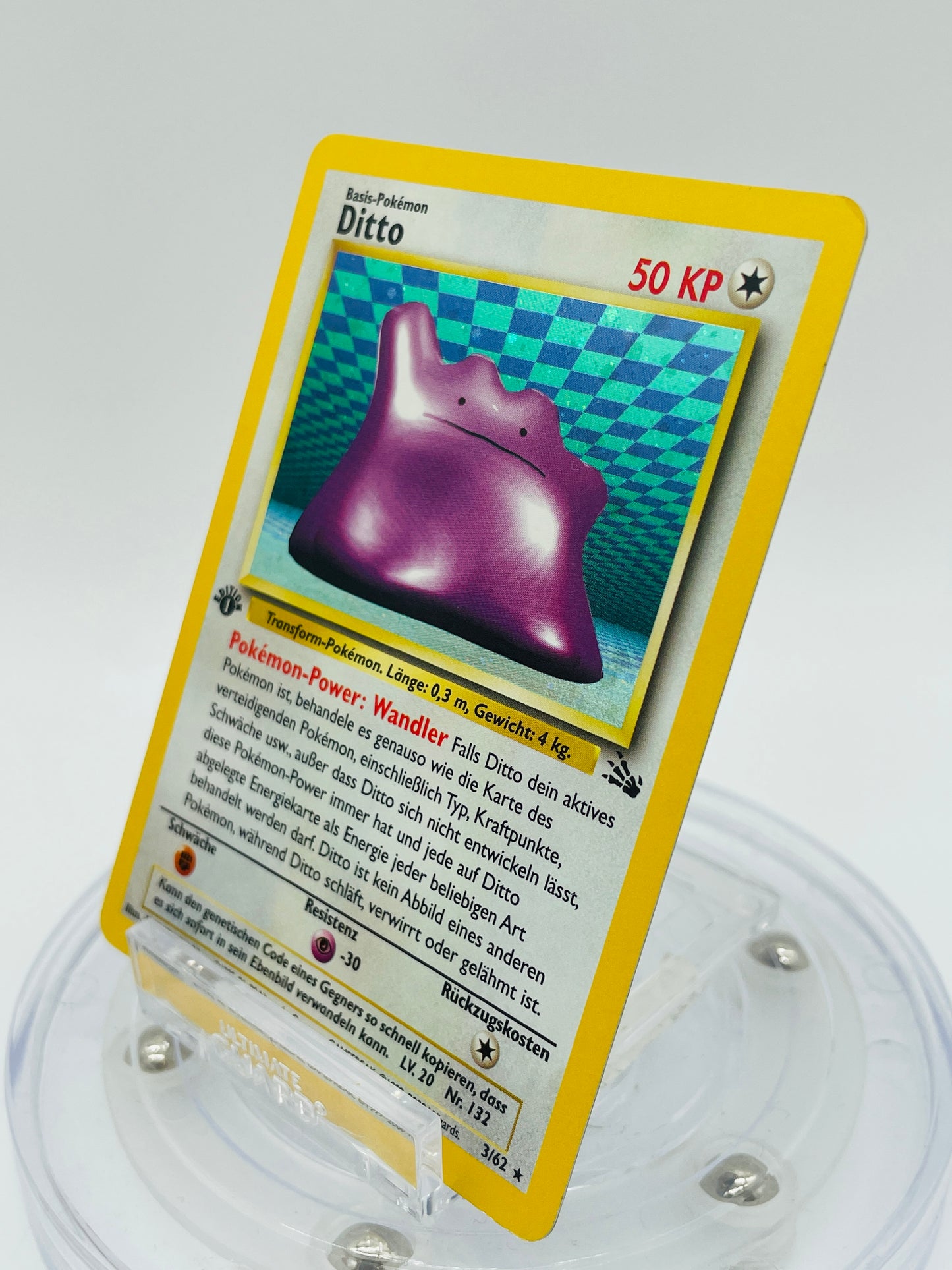 Pokémon Ditto/Ditto 1. Edition 3/62 - Fossil Set [DEU]