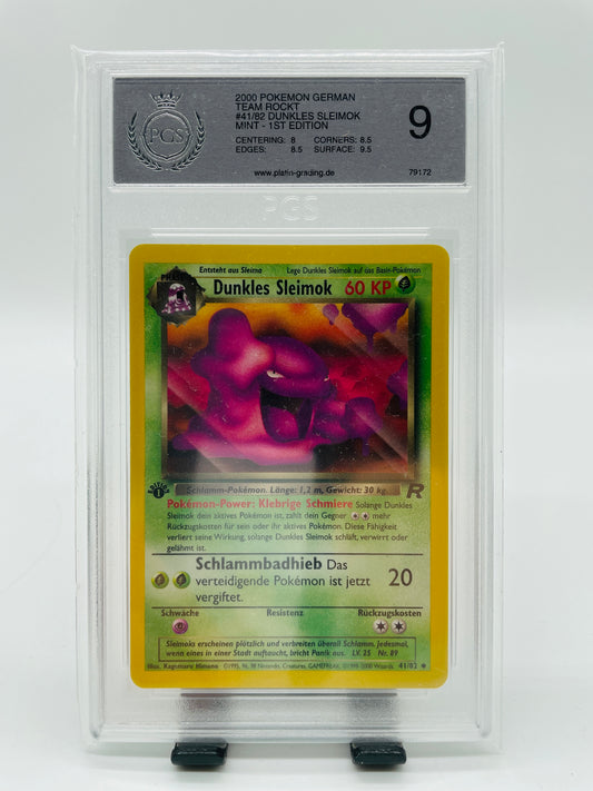 Dunkles Sleimok/Dark Muk 1. Edition 41/82 PGS 9 - Team Rocket