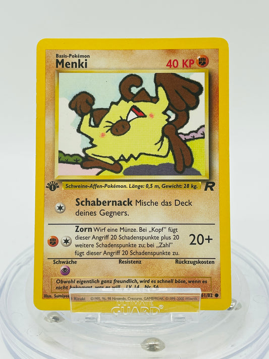 Menki/Mankey 1. Edition 61/82 - Team Rocket