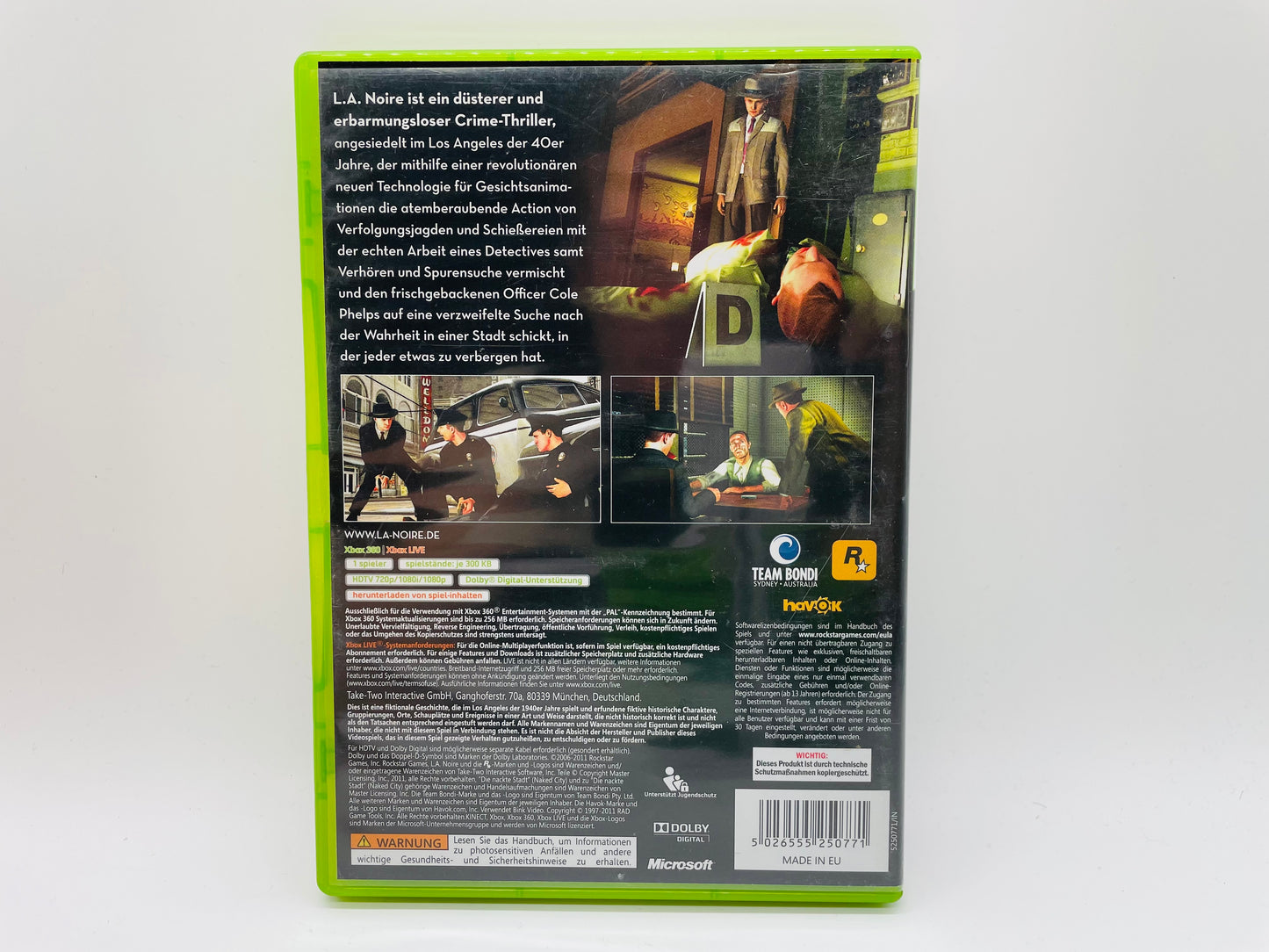 L.A. Noire [XBOX 360]