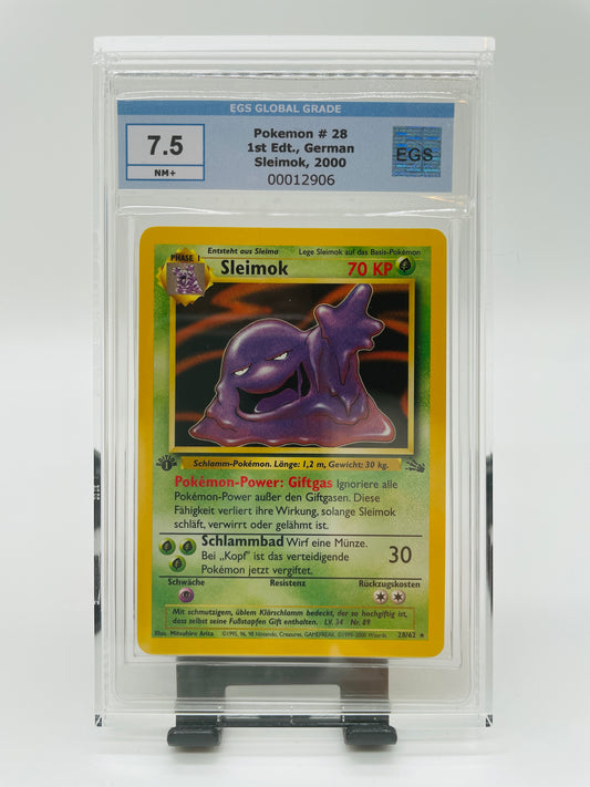 Pokémon Sleimok/Muk 1. Edition 28/62 EGS 7 - Fossil Set [DEU]