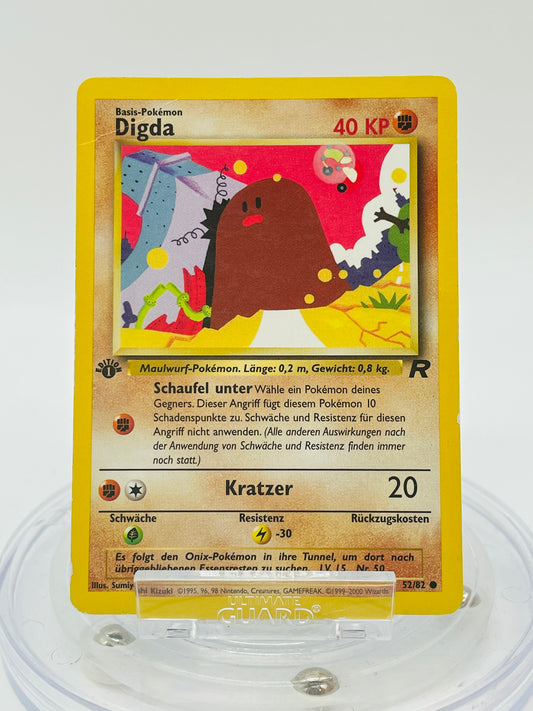 Digda/Diglett 1. Edition 52/82 - Team Rocket