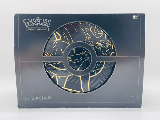 Zacian Top-Trainer-Box Plus (Leer)