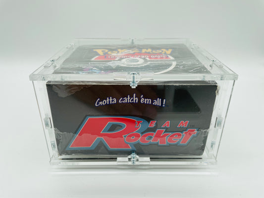 Pokémon Team Rocket Set/Display [ÉNG] / [Leer] + Acryl-Case