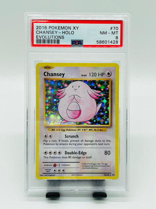 Chaneira/Chansey 70/108 PSA 9 - XY Evolutions