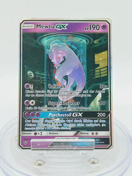 Pokémon Mewtu/Mewtwo GX Labor/Lab 78/73 - Schimmernde Legenden [DEU]