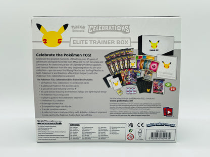 Pokémon Celebrations Elite-Trainer-Box [ENG] / [Leer]