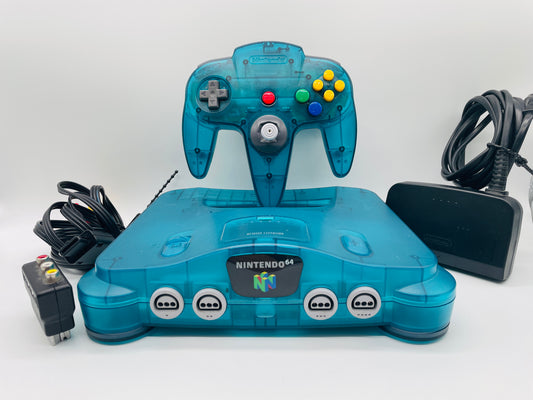 Nintendo 64 Clear Blue/Blau