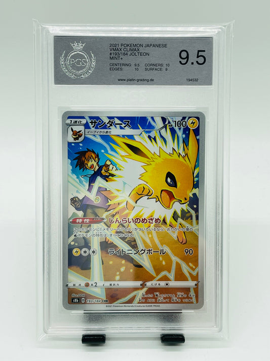 Blitza/Jolteon + Trainer Fullart 193/184 PGS 9,5 - VMax Climax