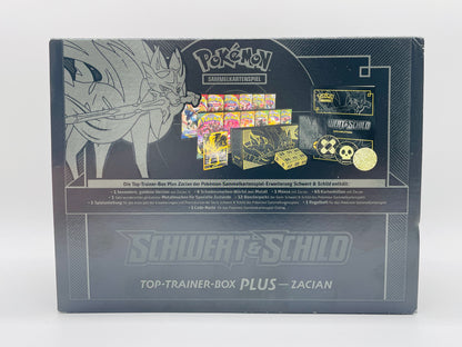 Pokémon Zacian Top-Trainer-Box Plus [DEU] / [Leer]