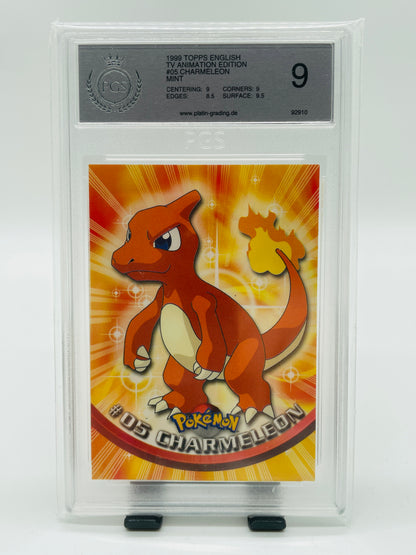 Pokémon Glutexo/Charmeleon #5 PGS 9 - Topps Tv Animation Edition [ENG]