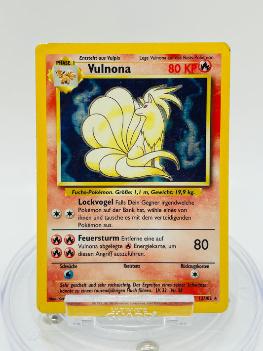 Pokémon Vulnona/Ninetales 12/102 - Basis/Base Set [DEU]