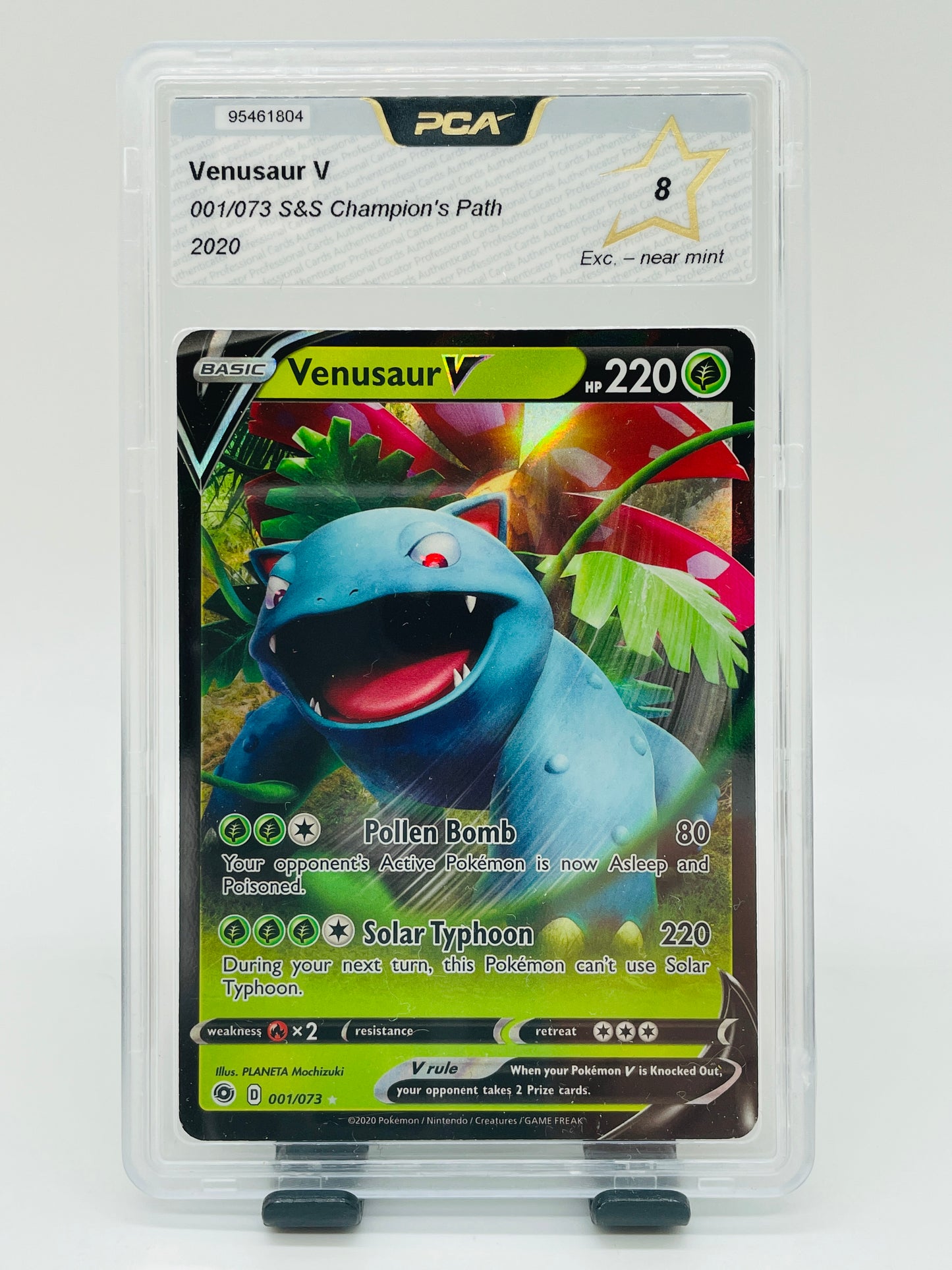 Pokémon Bisaflor/Venusaur V 001/073 PCA 8 - Weg des Champs [ENG]