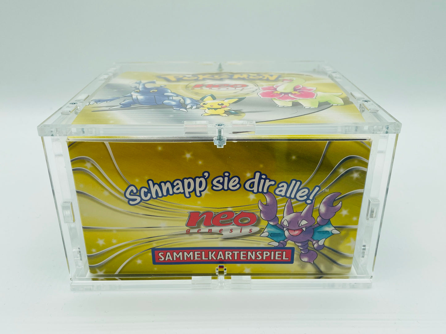 Pokémon Neo Genesis Set/Display [DEU] / [Leer] + Acryl-Case